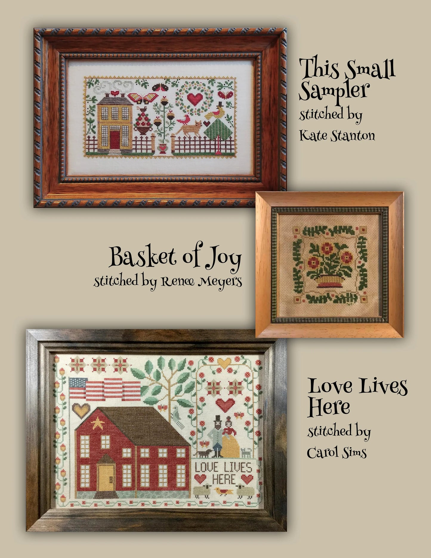 Love Lives Here ~ Teresa Kogut ~ Cross Stitch Pattern