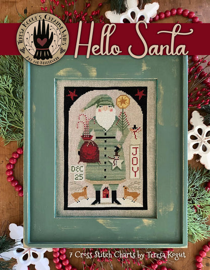 Hello Santa ~ Teresa Kogut ~ Cross Stitch Pattern