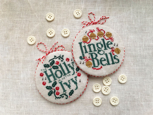 Joyful Christmas Ornaments 2026 ~ Stitches By Ethel ~ Cross Stitch Pattern ~ Needlework Marketplace 2026