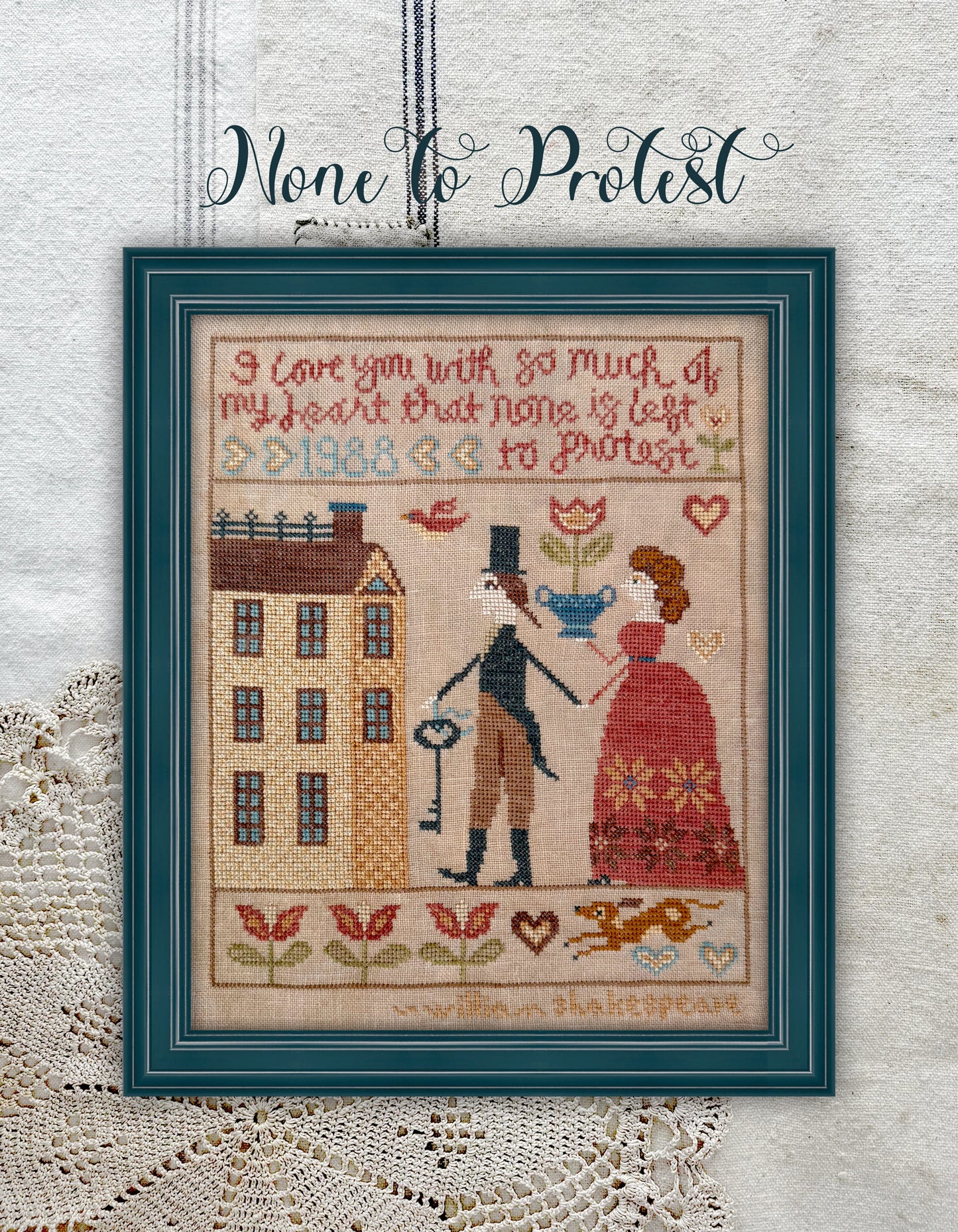 Hello Love ~ Teresa Kogut ~ Cross Stitch Pattern
