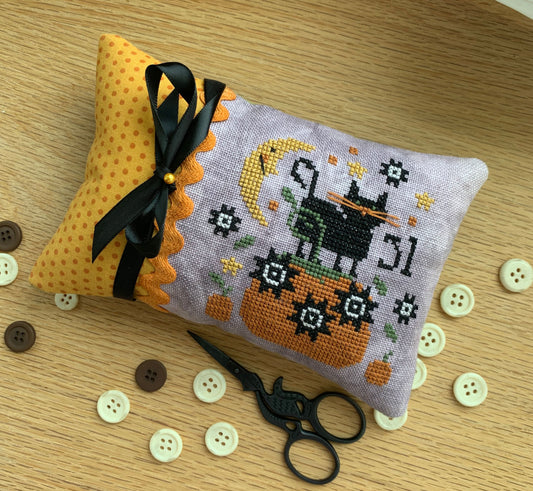 October 31st Pinkeep ~ Stitches by Ethel ~ Cross Stitch Pattern