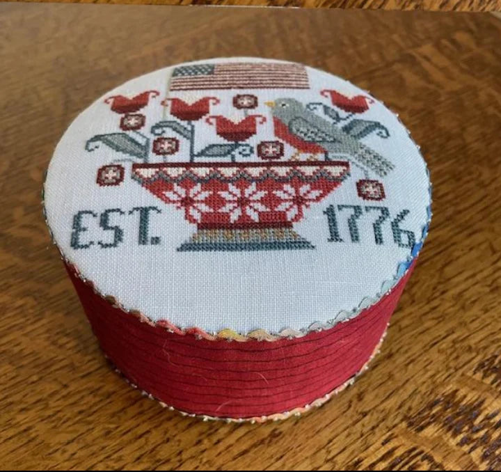 Patriotic Tweet ~ Teresa Kogut ~ Cross Stitch Pattern