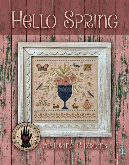 Hello Spring ~ Teresa Kogut ~ Cross Stitch Booklet